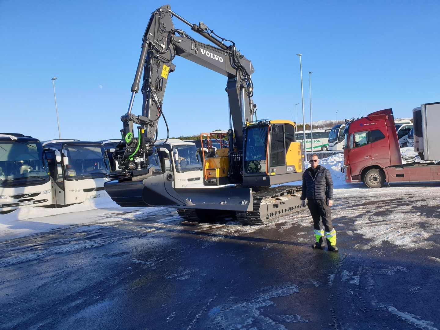 Volvo ECR vinnuvél Volvo ECR vinnuvél