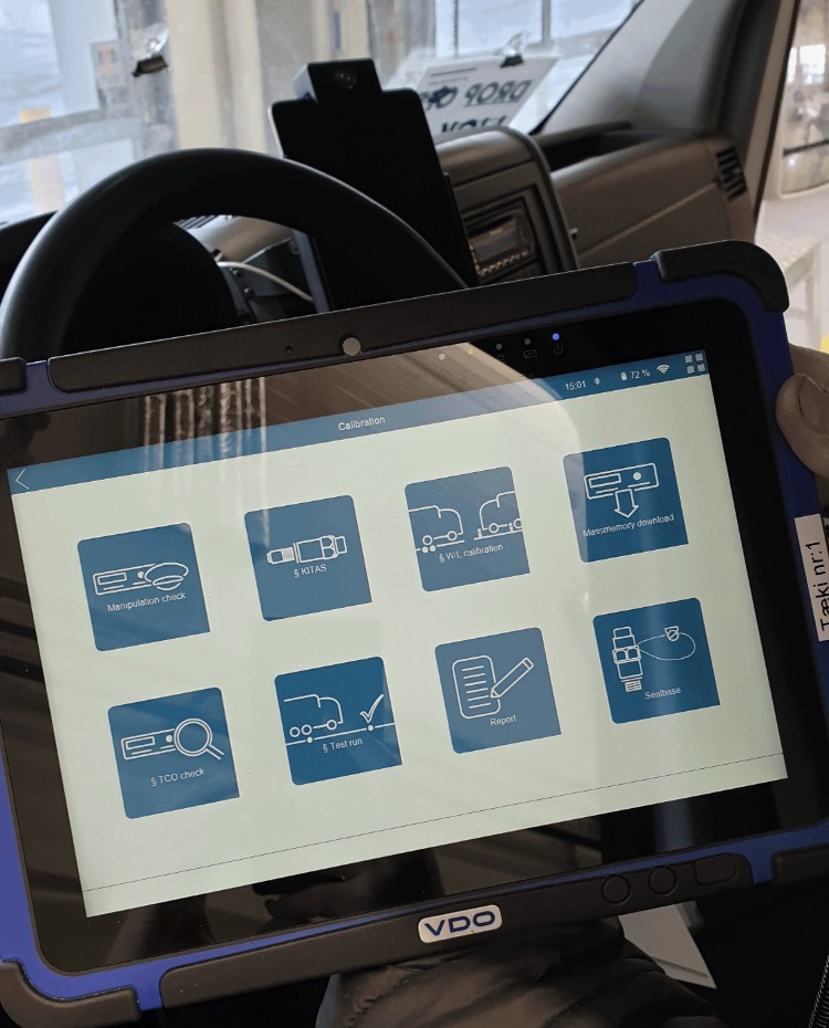 Grayline í ökuritaþjónustu