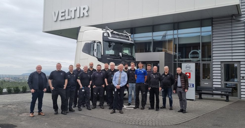 Þrefalt toppsæti hjá Volvo vörubílum frá Velti!
