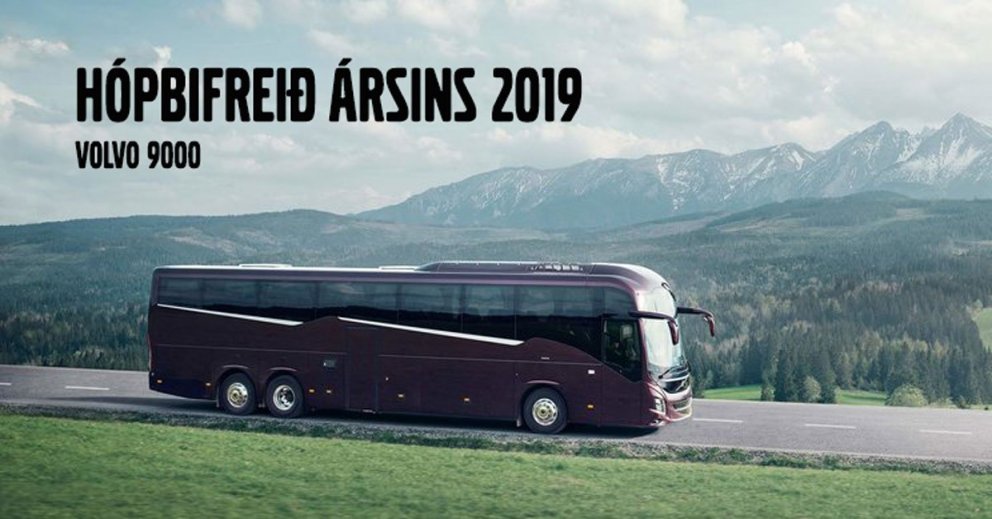 Volvo 9000 lína Volvo er Hópbifreið ársins 2019 á Spáni!