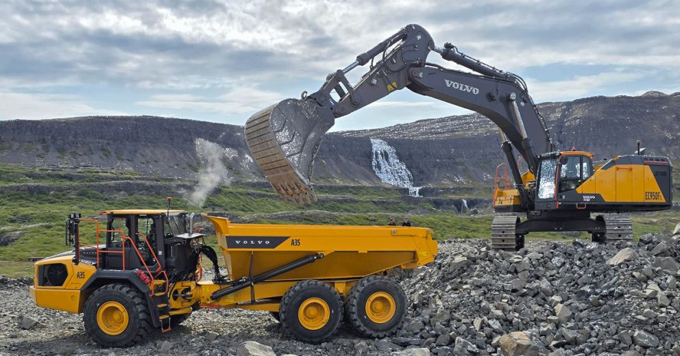 Volvo EC950F er komin til Íslands!