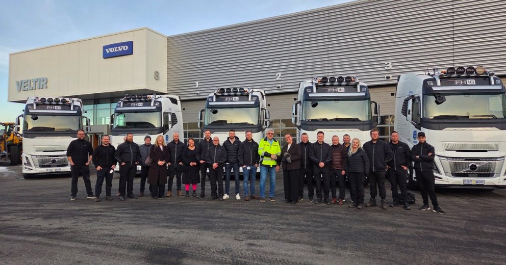 Íslandsmet í afhendingu vörubíla til eins viðskiptavinar