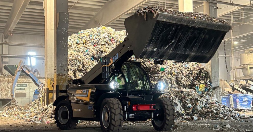 Dieci Apollo-e 26.6 rafmagnsskotbómulyftari gegnir lykilhlutverki við endurvinnslu