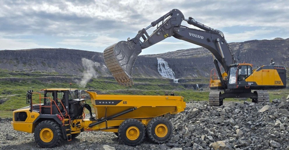 Volvo EC950F er komin til Íslands!
