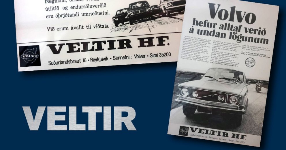 Veltir er nýtt nafn um Volvo atvinnutækjasvið Brimborgar.