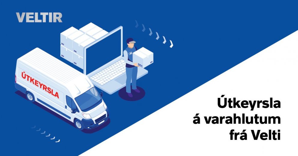 Útkeyrsla á varahlutum frá Velti