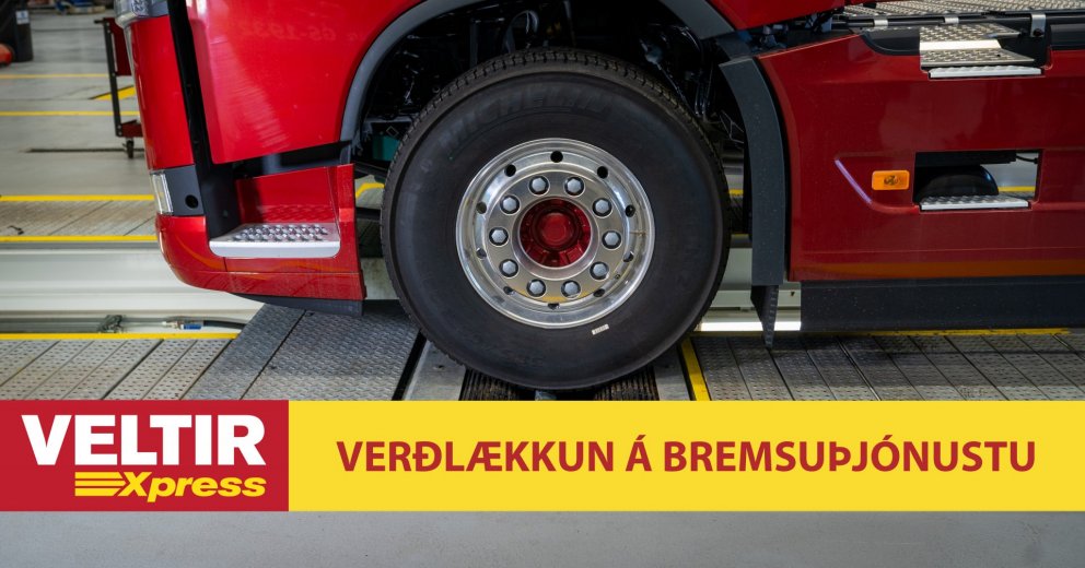 Veltir og Veltir Xpress hafa lækkað verð á bremsuþjónustu.
