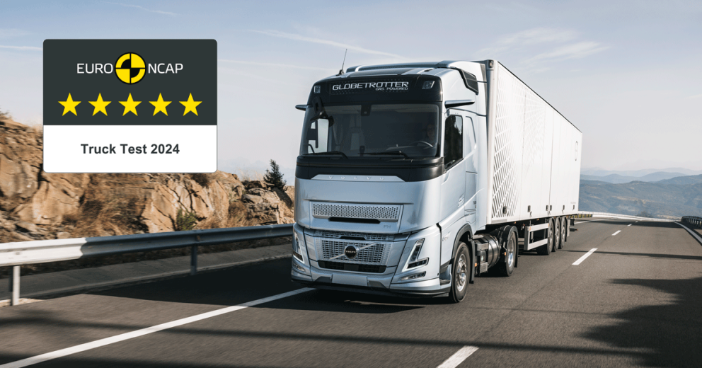Volvo Trucks fær fimm stjörnur í óháðri öryggisprófun